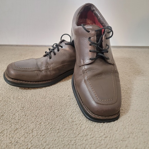 Clarks Other - Clarks Travel Soft Mens Leather Oxfords Nice Made Soft Leather Size 9.5M